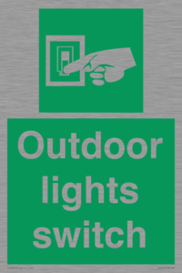 Outdoor lights switch